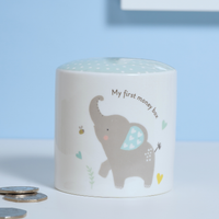 Widdop Hello Baby Money Box Boy