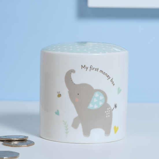 Widdop Hello Baby Money Box Boy