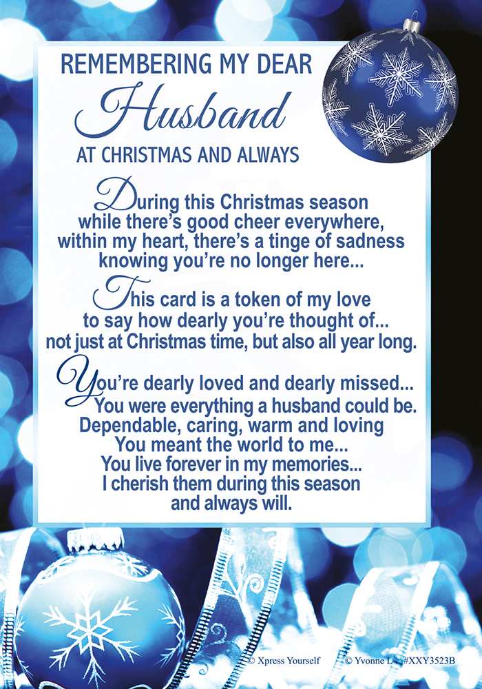 Xpress Yourself Memorial Christmas Husband 6pk