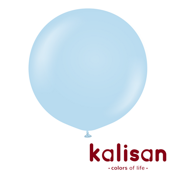 Kalisan Macaron Blue 36" Latex Balloons 2pk