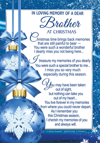Xpress Yourself Memorial Christmas Brother 6pk