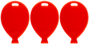 Oaktree 50 Pack Balloon Shaped Weight Red