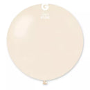 Gemar Latex Balloon Linen 30-inch decorator latex balloon in vibrant orange, ready for celebration or event decoration.