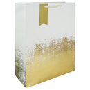 Cream & Gold Distressed Extra Large Gift Bag 6pk