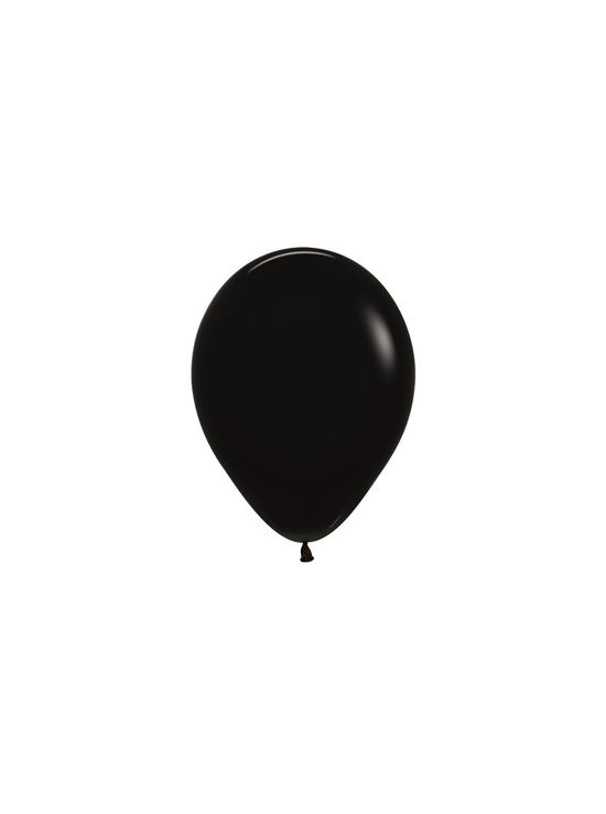 Sempertex Fashion Black 5" Latex Balloons 50pk