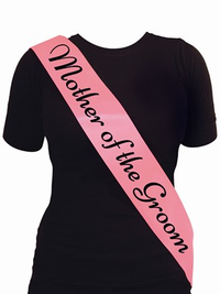 Henbrandt Deluxe Sash Mother Of The Groom Pink