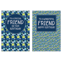 Poppyhill 12 Pack Cards C50 Birthday Friend
