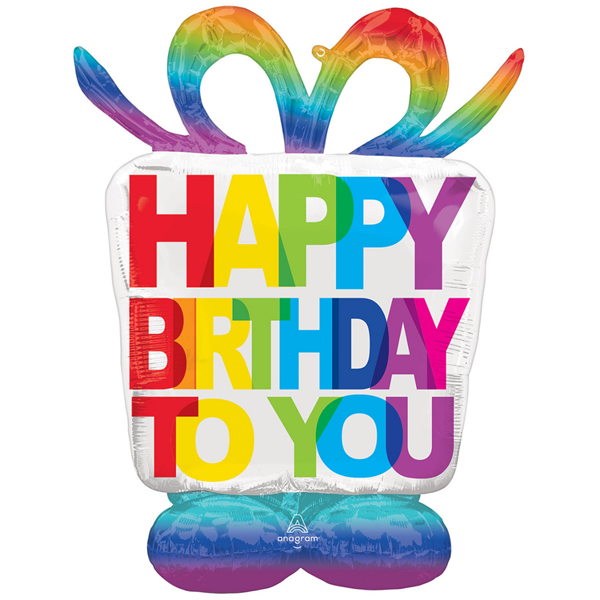 Anagram Present 50" AirLoonz Foil Balloon