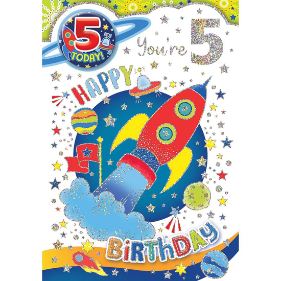Xpress Yourself C50 Birthday Age 5 6pk