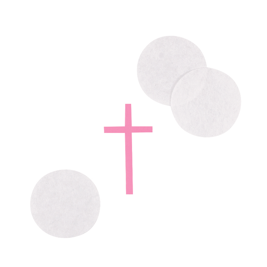 Unique Confetti Pink Holy Cross 14g
