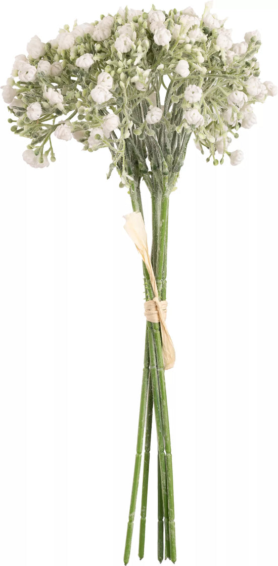 Eleganza Closed Gypsophilia Bunch White 31cm