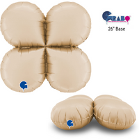 Grabo Satin Cream Round 26" Balloon Base