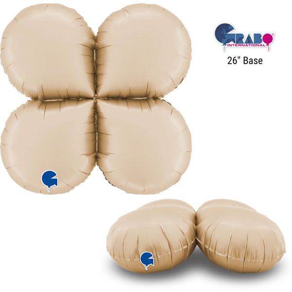 Grabo Satin Cream Round 26" Balloon Base