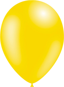 Decotex Pro 50 Pack Latex Balloons Metallic Yellow 11"