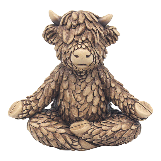 Hughie Highland Cow Yoga