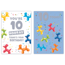 Poppyhill C50 Birthday Age 10 12pk