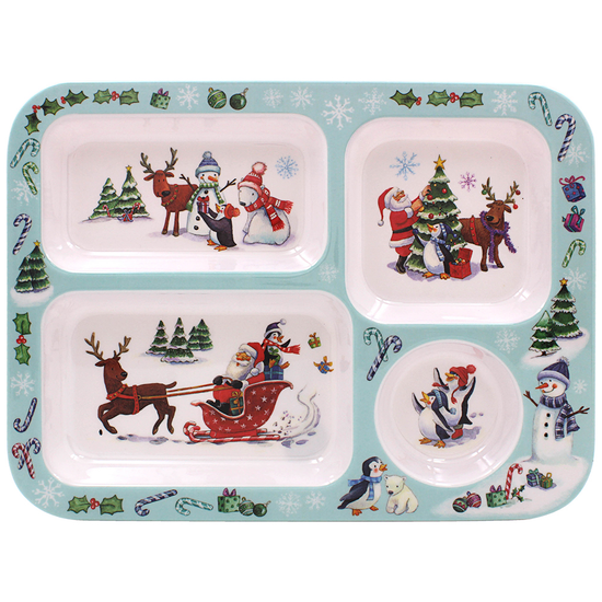 Compartment Plate Winter Wonderland