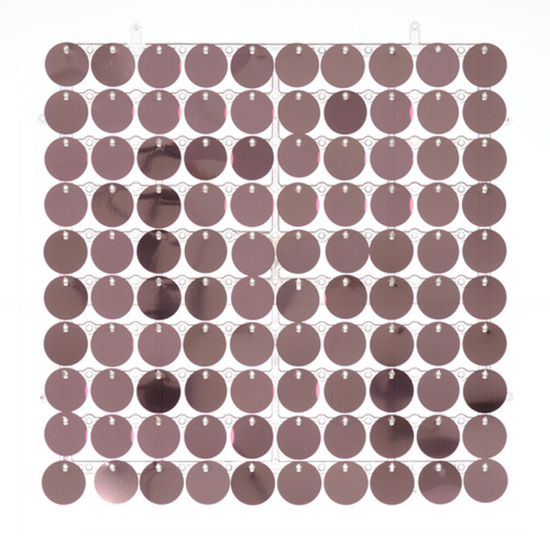 Pink Sequin Acrylic Backed Wall Panels 70pk