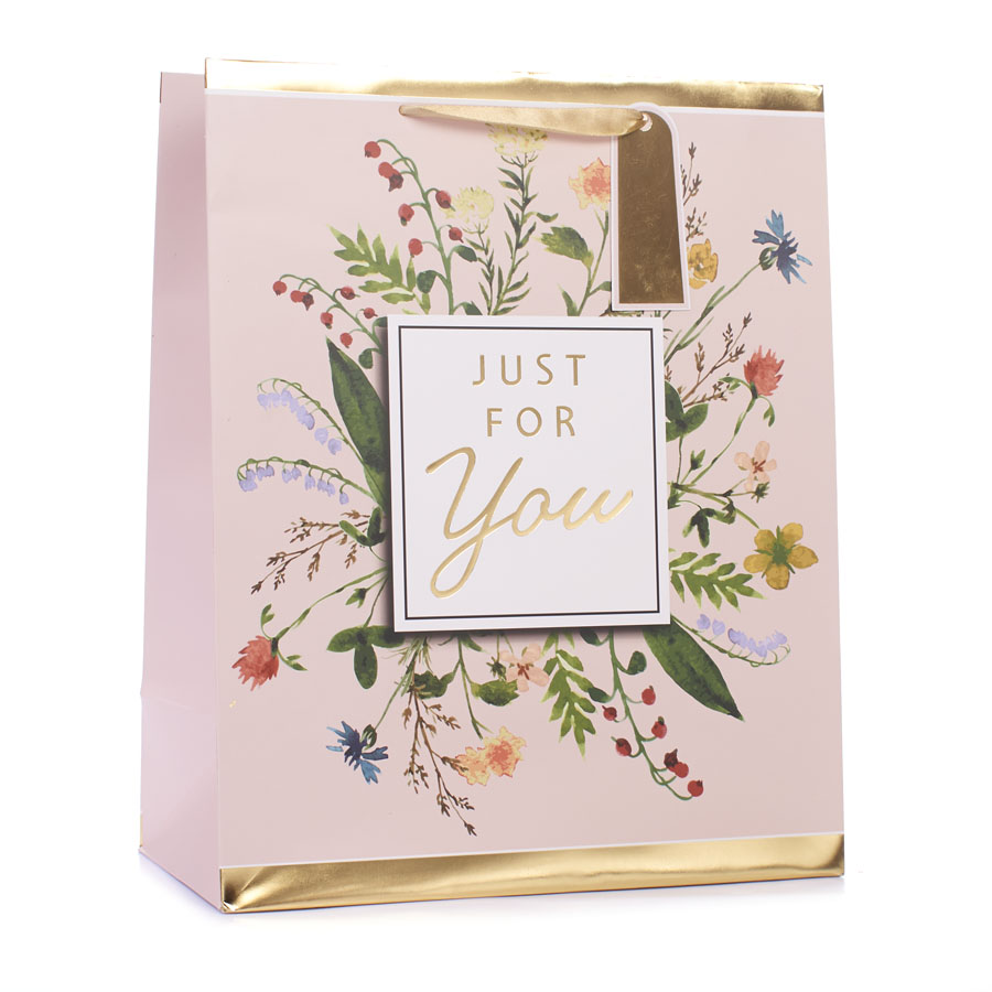 Tiger Feet Gift Bag Flowers Large 6pk