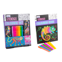 RMS Colouring Set Neon 29x23x3cm