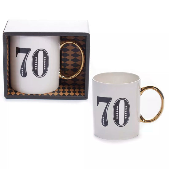 Tiger Feet Mug Age 70 Art Deco