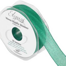 Eleganza Metallic Ribbon Green 25mm x 20m