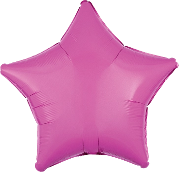 Anagram Bubblegum Pink 18" Star Foil Balloon