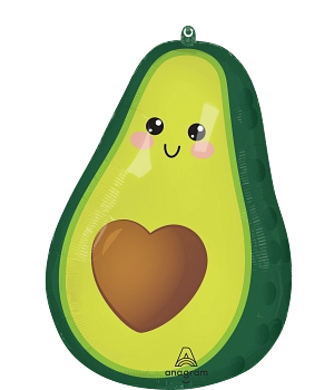 Anagram Food Friends Avocado 24" Foil Balloon