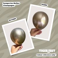 Sempertex Reflex Champagne 24" Latex Balloons 3pk