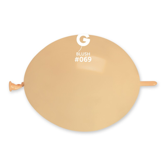 Gemar 100 Pack Latex Balloons Glink Blush 6