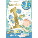Xpress Yourself C75 Birthday Age 1 Grandson 6pk