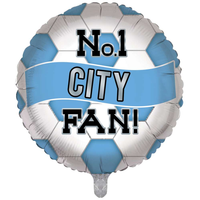 Football No.1 City Fan 18" Foil Balloon