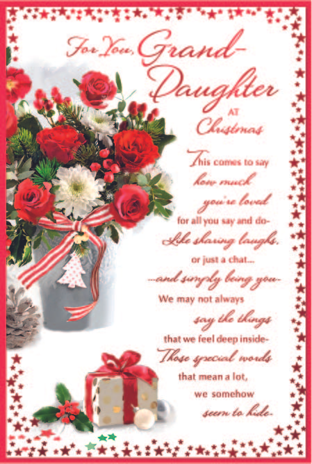 Simon Elvin C75 Christmas Granddaughter 6pk