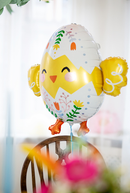 Easter Chick In Egg 22" Foil Balloon