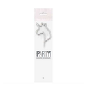 Unique Party Candle Sparkler Silver Unicorn 7