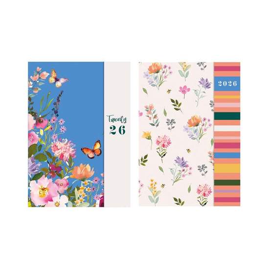 Diary Organiser A5 WTV Botanical Family 2027 6pk