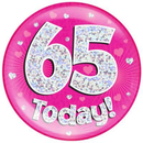 Oaktree Badge 65 Today Pink Jumbo 6