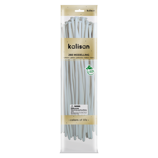 Kalisan 50 Pack Nozzle Up Standard White 260