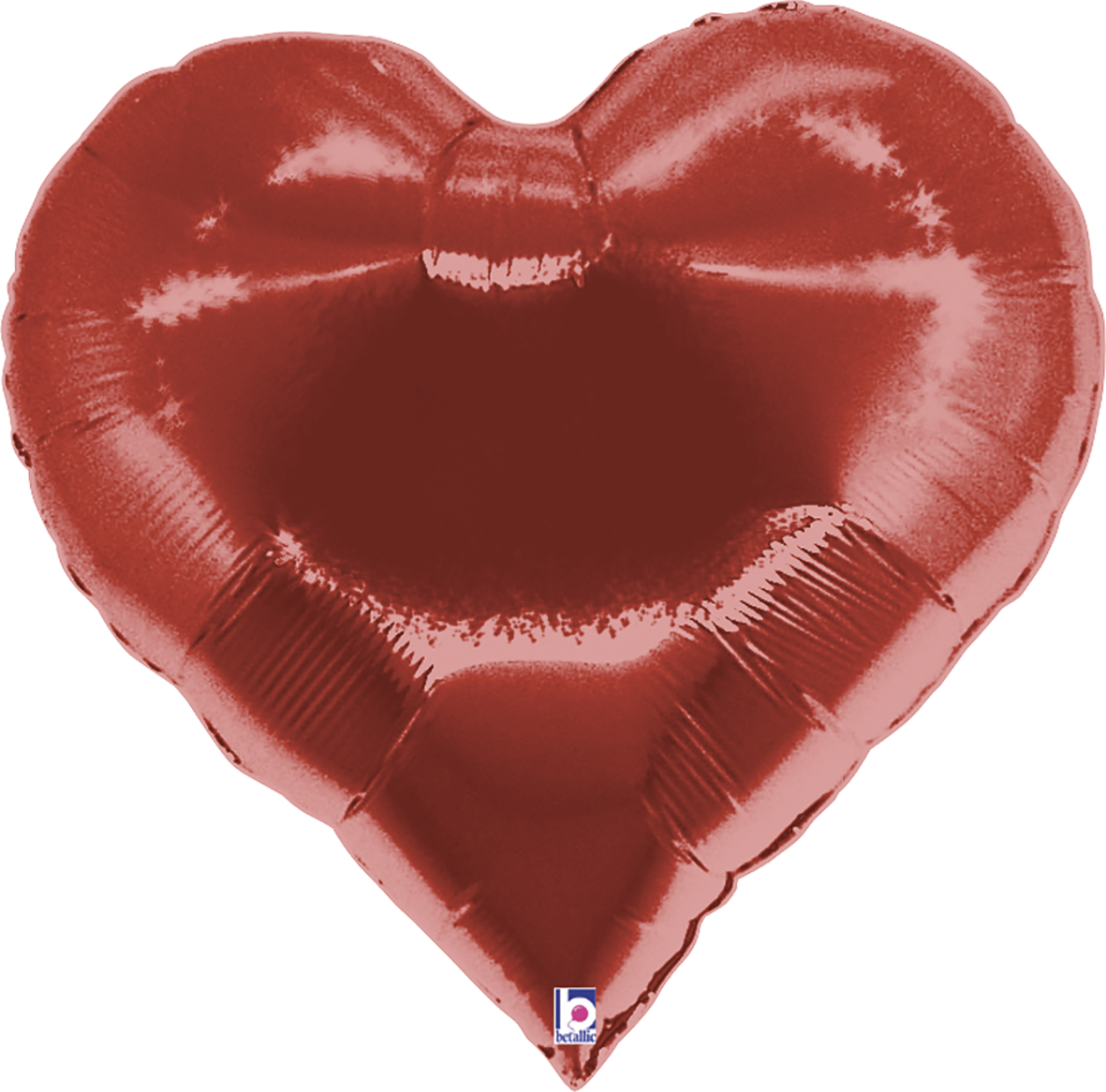 Grabo Foil Balloon Casino Heart Red 23"