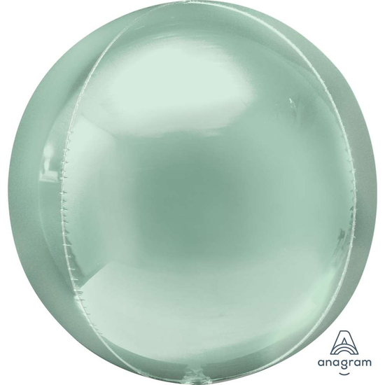 Anagram Mint Green Orbz 15" Foil Balloon Packaged