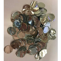 Metallic 10mm Circular Foil Confetti 30g Silver