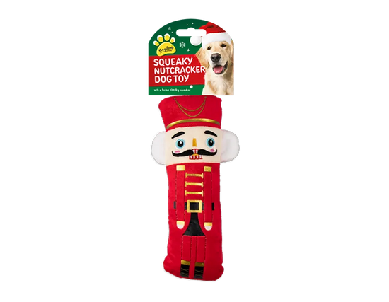 Gem Imports Dog Toy Plush Nutcracker