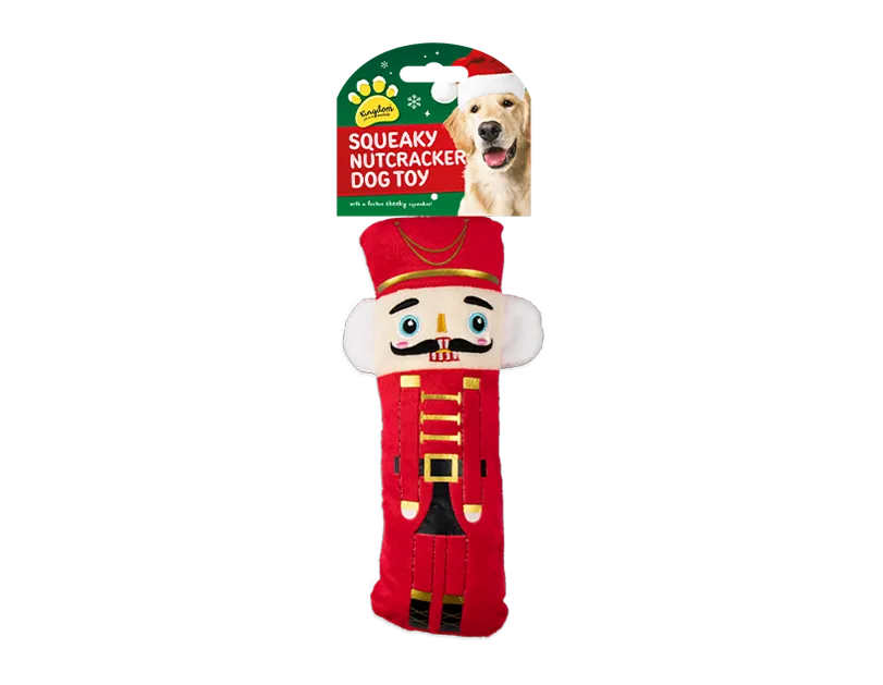 Gem Imports Dog Toy Plush Nutcracker