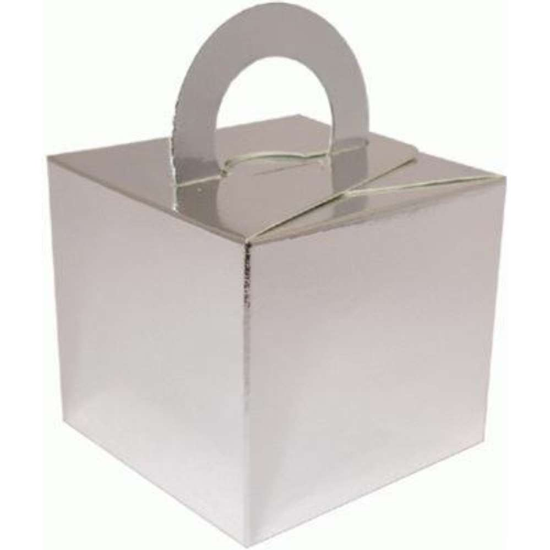 Oaktree 10 Pack Balloon Weight Gift Box Silver