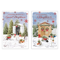 Poppyhill 12 Pack Cards C50 Christmas Neighbours