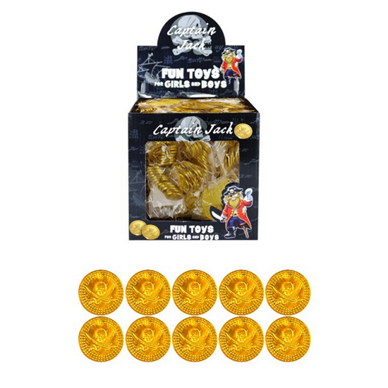 Henbrandt Gold Pirate Coins 24mm 84pk