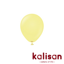 Kalisan Macaron Yellow 5" Latex Balloons 100pk