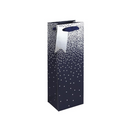 Navy And Silver Ombre Bottle Gift Bag 6pk