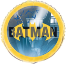 Unique Batman 18-inch foil balloon featuring a classic Batman logo and character design, suitable for celebrations and parties.