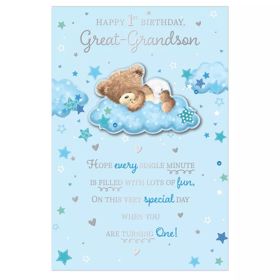 Prelude C75 Birthday Great-Grandson Age 1 6pk